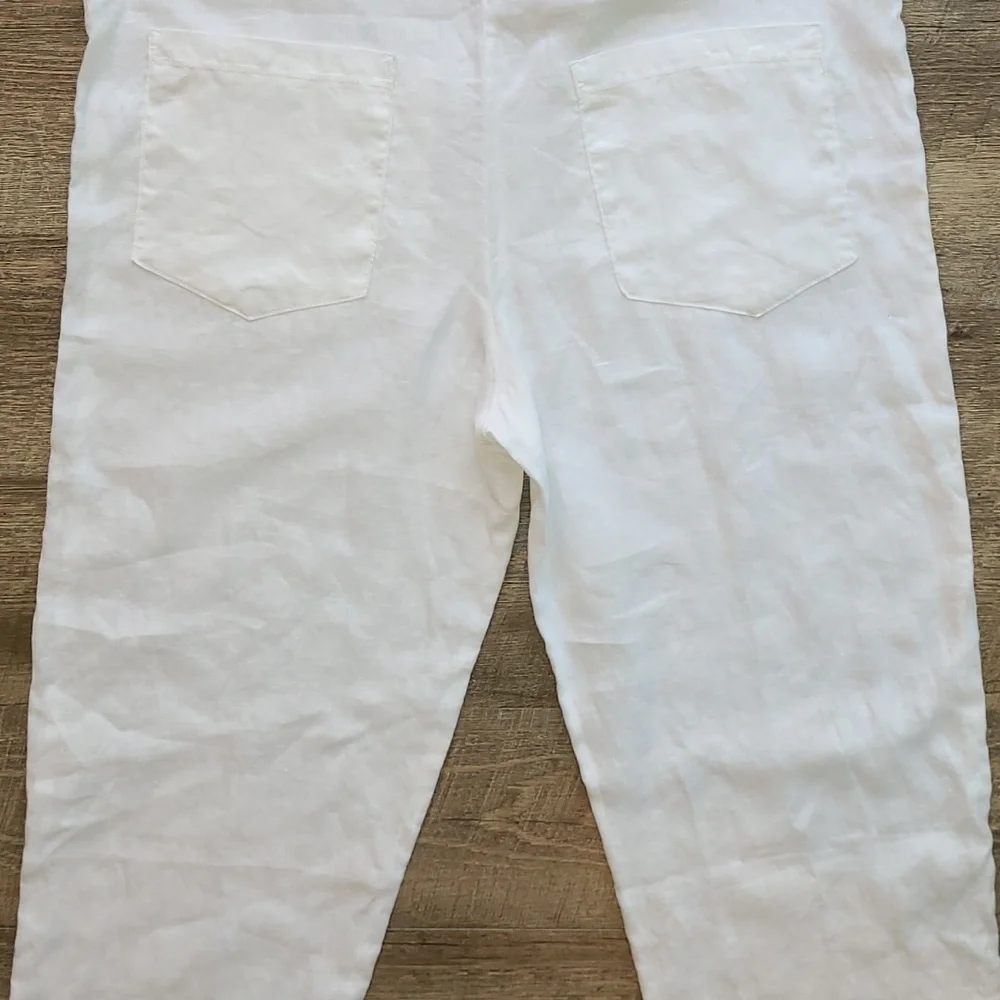 NWT! Mate the Label Maya Linen Overalls - White - Picture 6 of 15